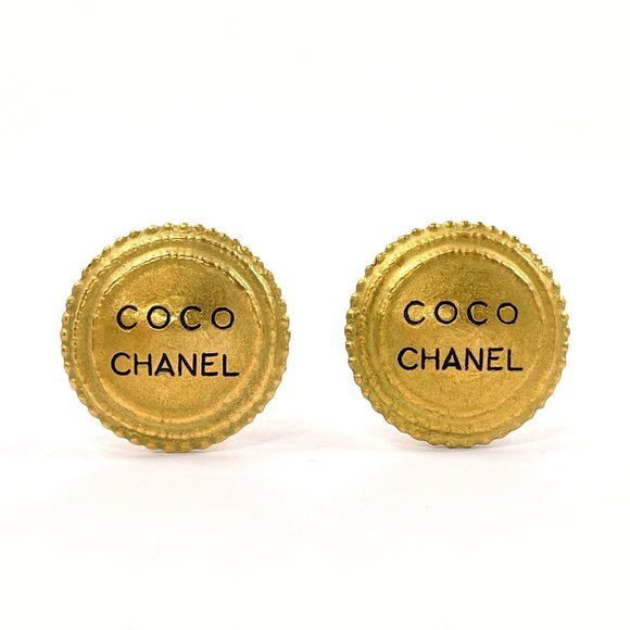 CHANEL Gold Earrings - Picture 1 of 7